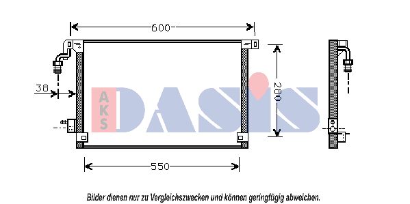 AKS DASIS Kondensaator,kliimaseade 062003N